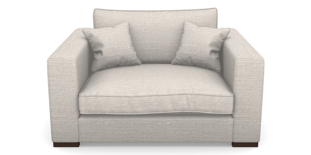 Product photograph of Stourhead Snuggler In Brussels Linen - Linen from Sofas and Stuff Limited