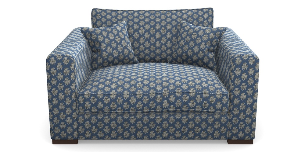 Product photograph of Stourhead Snuggler In Cloth 21 - Coral 1 - Bilberry from Sofas and Stuff Limited