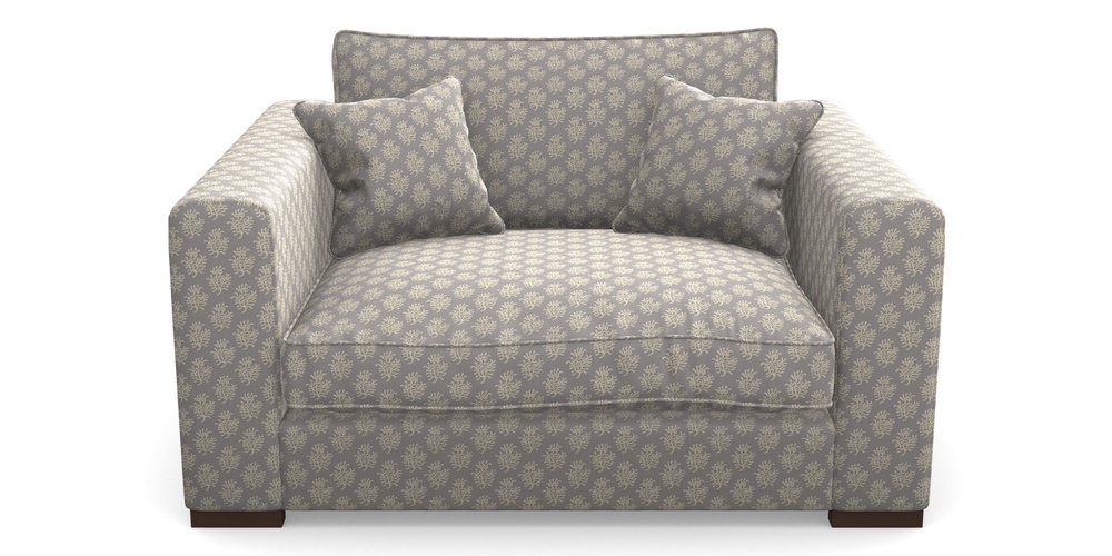 Product photograph of Stourhead Snuggler In Cloth 21 - Coral 1 - Magnesium from Sofas and Stuff Limited