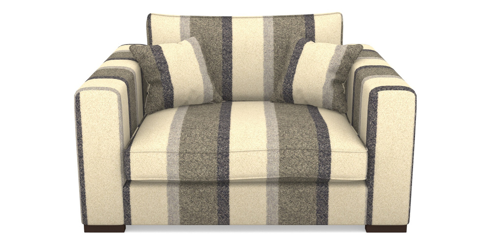 Product photograph of Stourhead Snuggler In Cloth 22 Weaves - Cedar Breaks - Chalk from Sofas and Stuff Limited