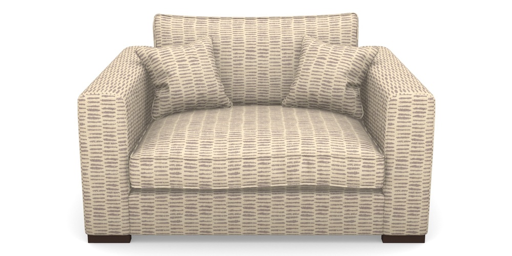 Product photograph of Stourhead Snuggler In Cloth 18 - Daub - Berry from Sofas and Stuff Limited