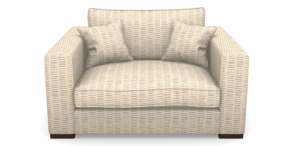 Product photograph of Stourhead Snuggler In Cloth 18 - Daub - Lavender from Sofas and Stuff Limited