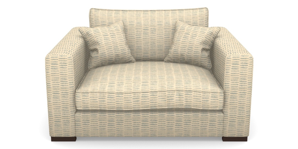 Product photograph of Stourhead Snuggler In Cloth 18 - Daub - Monsoon from Sofas and Stuff Limited