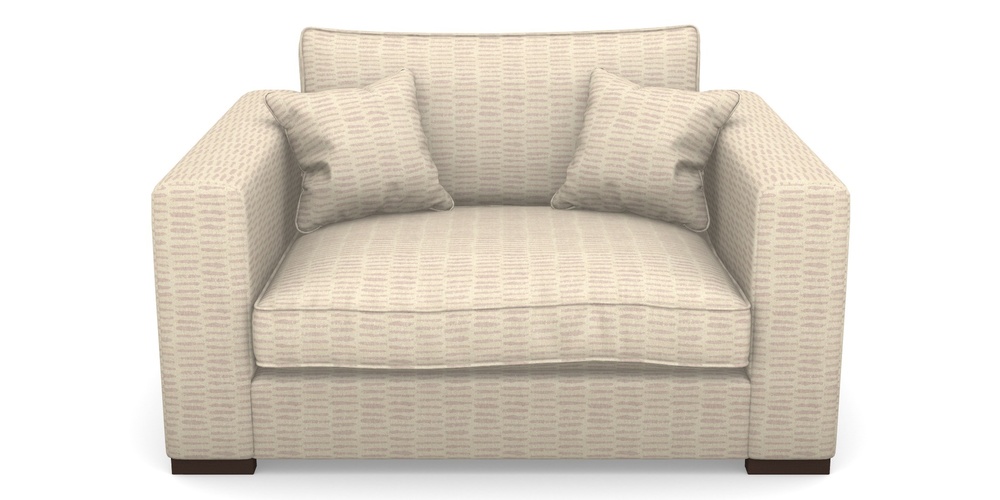 Product photograph of Stourhead Snuggler In Cloth 18 - Daub - Rose from Sofas and Stuff Limited