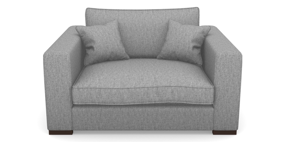 Product photograph of Stourhead Snuggler In Clever Cotton Mix - Iron from Sofas and Stuff Limited