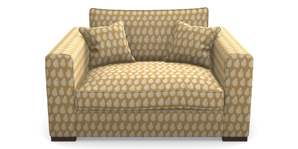 Product photograph of Stourhead Snuggler In Cloth 21 - Oak Leaf - Quince from Sofas and Stuff Limited