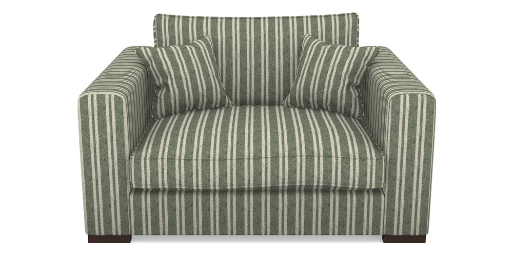 Product photograph of Stourhead Snuggler In Cloth 22 - Barcode - Courgette from Sofas and Stuff Limited