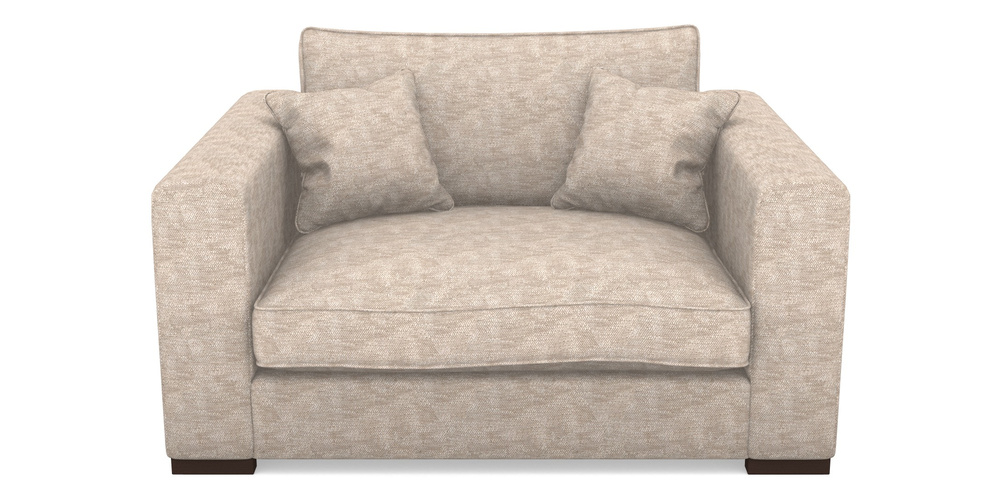 Product photograph of Stourhead Snuggler In Cloth 20 - Design 4 - Natural Slub from Sofas and Stuff Limited