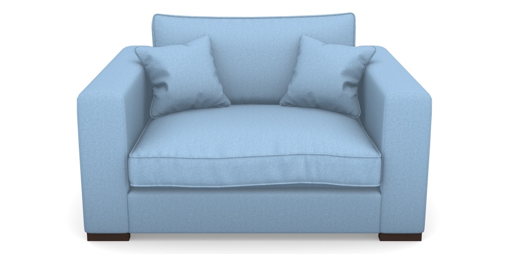 Product photograph of Stourhead Snuggler In Eco Washable Cotton - Cornflower from Sofas and Stuff Limited