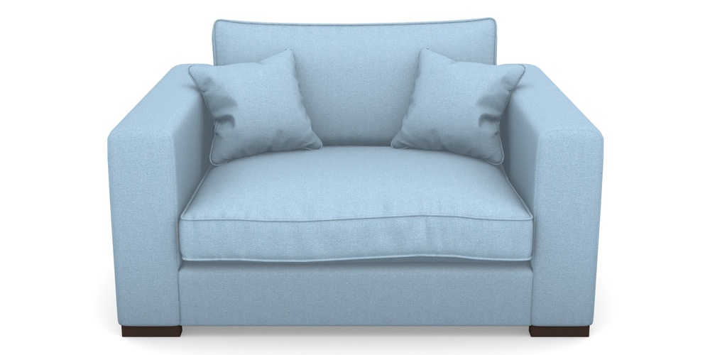 Product photograph of Stourhead Snuggler In Eco Washable Cotton - Sky from Sofas and Stuff Limited