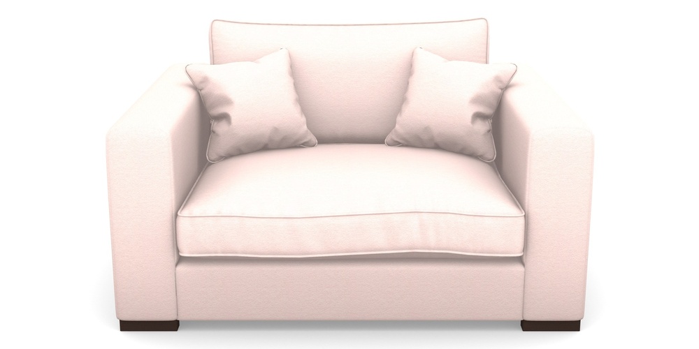 Product photograph of Stourhead Snuggler In Eco Washable Cotton - Sugar from Sofas and Stuff Limited