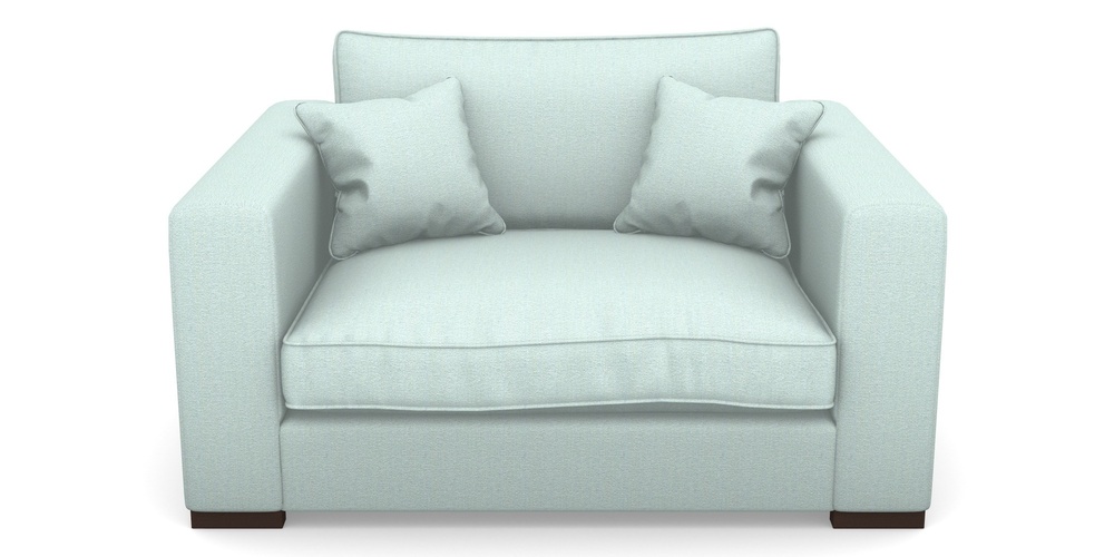 Product photograph of Stourhead Snuggler In Eco Washable Cotton - Water from Sofas and Stuff Limited