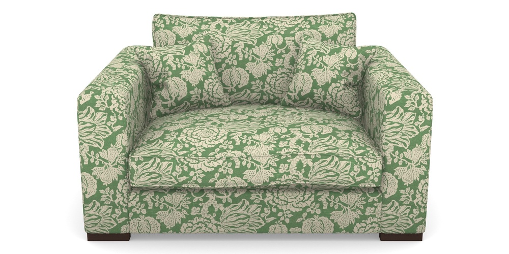 Product photograph of Stourhead Snuggler In V A Brompton Collection - Flowering Kale - Basil from Sofas and Stuff Limited