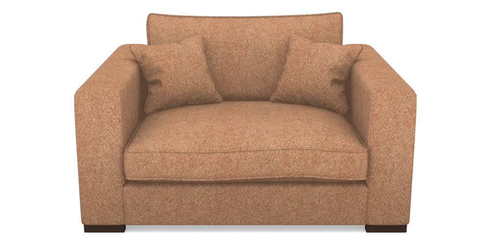 Product photograph of Stourhead Snuggler In Cloth 22 Weaves - Grand Teton - Amber from Sofas and Stuff Limited