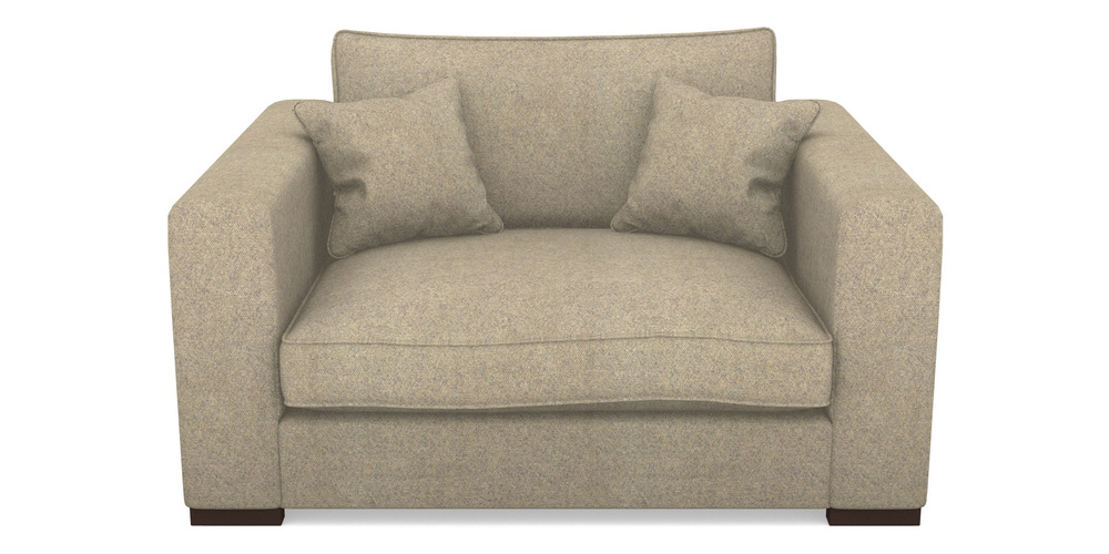 Product photograph of Stourhead Snuggler In Cloth 22 Weaves - Grand Teton - Quartz from Sofas and Stuff Limited