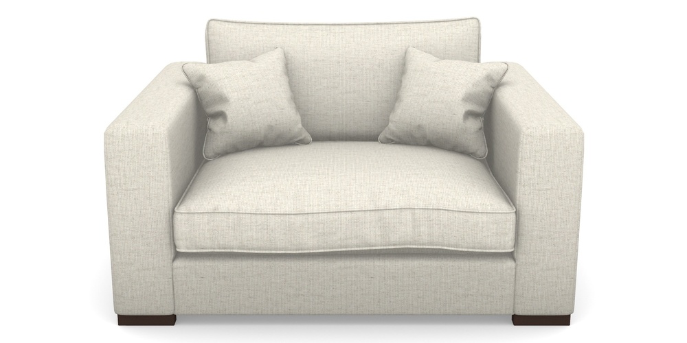 Product photograph of Stourhead Snuggler In House Natural - Ivory from Sofas and Stuff Limited