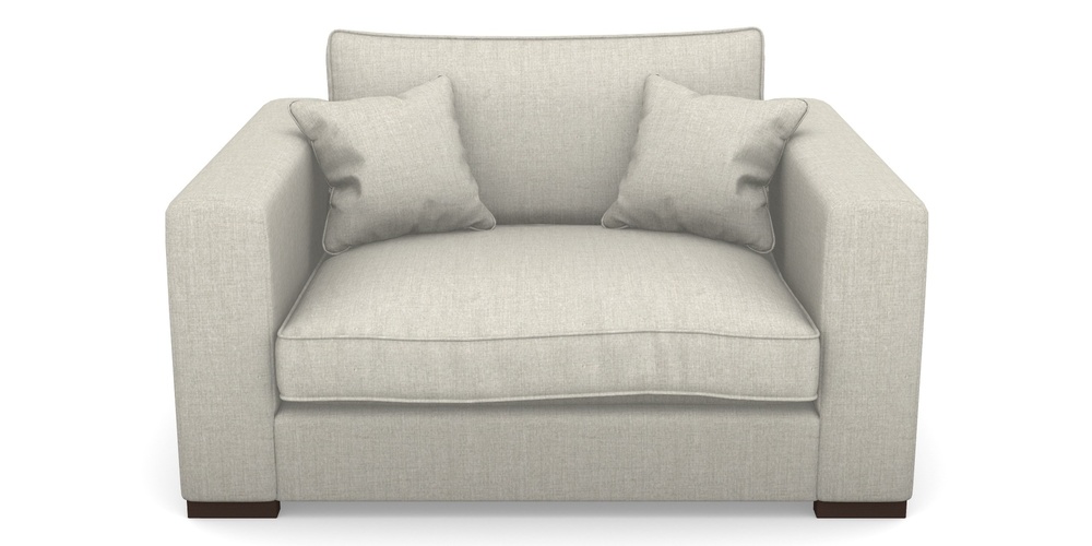 Product photograph of Stourhead Snuggler In House Plain - Clay from Sofas and Stuff Limited