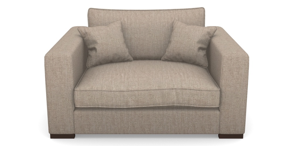 Product photograph of Stourhead Snuggler In House Plain - Nutmeg from Sofas and Stuff Limited