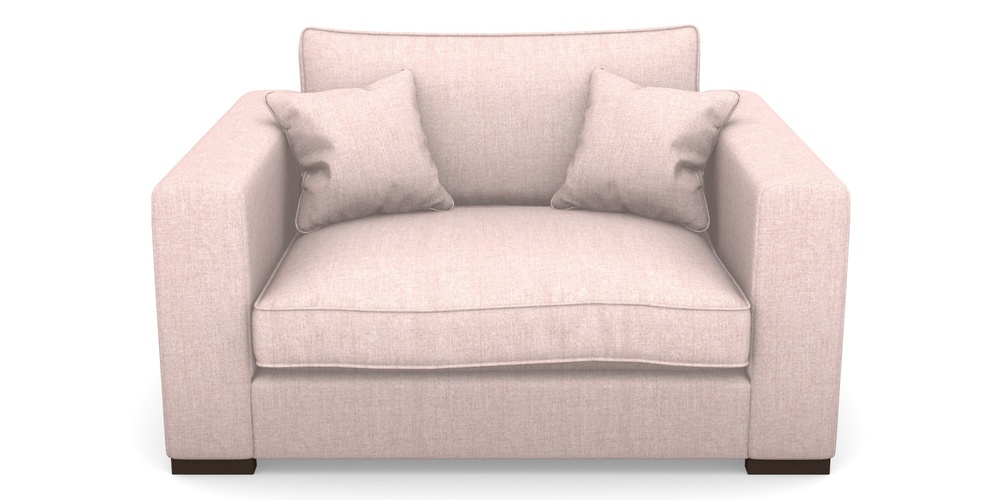 Product photograph of Stourhead Snuggler In House Plain - Rose from Sofas and Stuff Limited