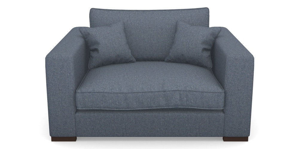 Product photograph of Stourhead Snuggler In House Wool - Navy from Sofas and Stuff Limited