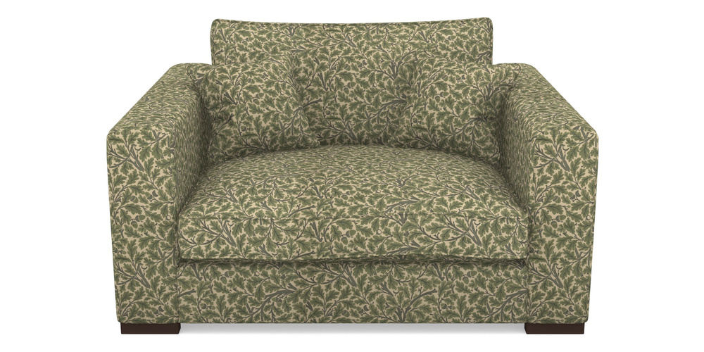 Product photograph of Stourhead Snuggler In V A Drawn From Nature Collection - Oak Tree - Light Green from Sofas and Stuff Limited