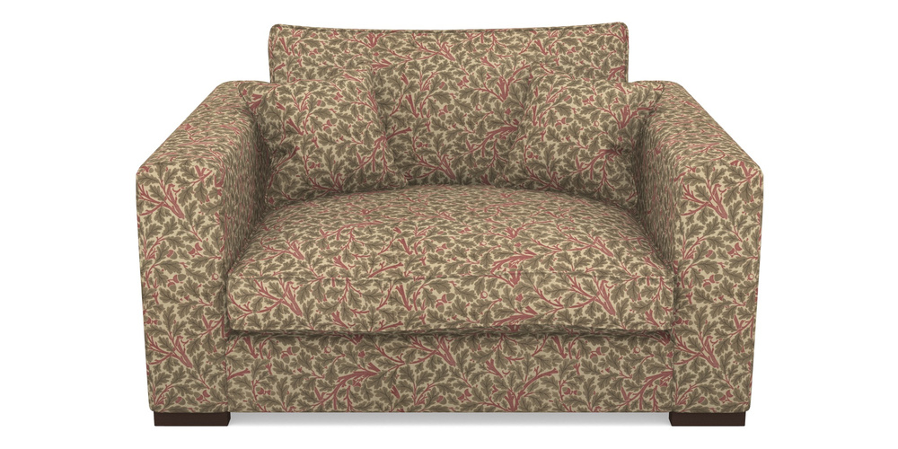 Product photograph of Stourhead Snuggler In V A Drawn From Nature Collection - Oak Tree - Red from Sofas and Stuff Limited