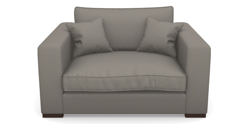 Product photograph of Stourhead Snuggler In Plain Linen Cotton - Purple Haze from Sofas and Stuff Limited