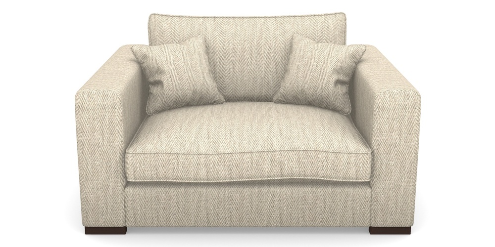 Product photograph of Stourhead Snuggler In Swaledale - Linen from Sofas and Stuff Limited