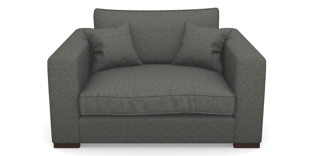 Product photograph of Stourhead Snuggler In Soft Wool - Armour from Sofas and Stuff Limited