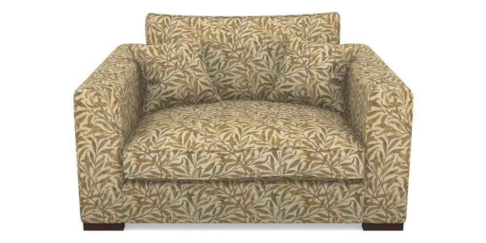 Product photograph of Stourhead Snuggler In V A Drawn From Nature - Willow Bough Large - Gold from Sofas and Stuff Limited