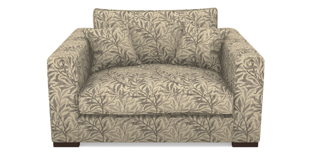 Product photograph of Stourhead Snuggler In V A Drawn From Nature - Willow Bough Large - Grey from Sofas and Stuff Limited