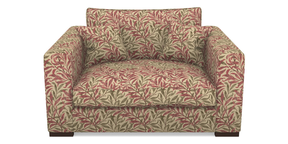 Product photograph of Stourhead Snuggler In V A Drawn From Nature - Willow Bough Large - Red from Sofas and Stuff Limited