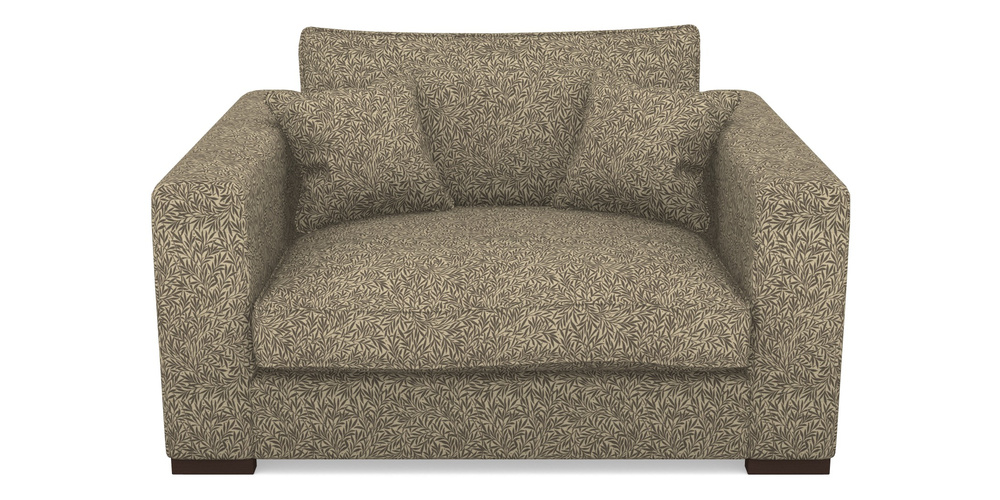 Product photograph of Stourhead Snuggler In V A Drawn From Nature Collection - Willow - Brown from Sofas and Stuff Limited