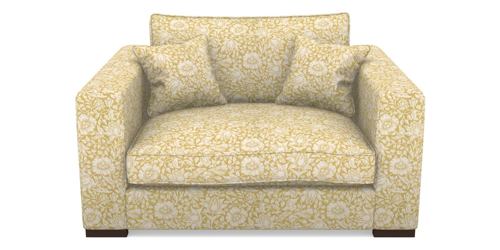 Product photograph of Stourhead Snuggler In William Morris Collection - Mallow - Weld from Sofas and Stuff Limited