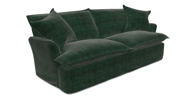 St Ives 3 seater sofa in Two Tone Plain Biscuit