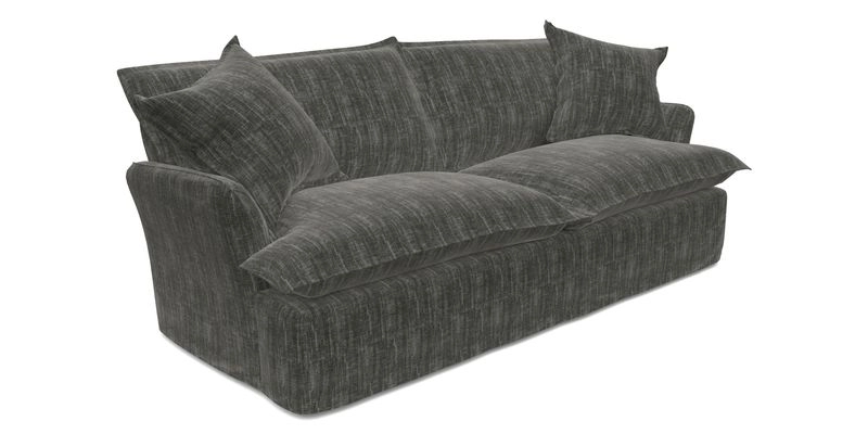 St Ives 3 seater sofa in Two Tone Plain Biscuit
