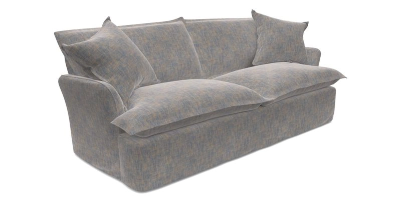St Ives 3 seater sofa in Two Tone Plain Biscuit