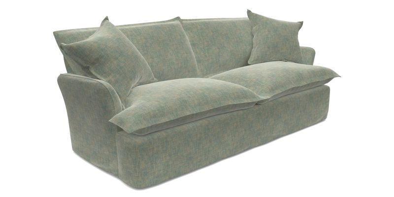 St Ives 3 seater sofa in Two Tone Plain Biscuit