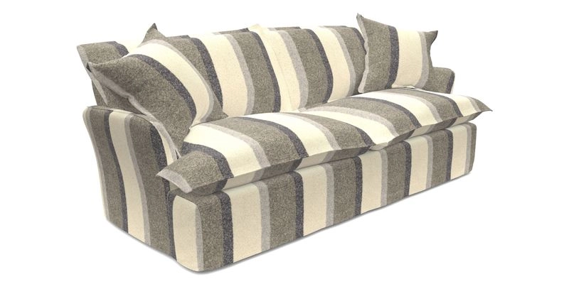 St Ives 3 seater sofa in Two Tone Plain Biscuit