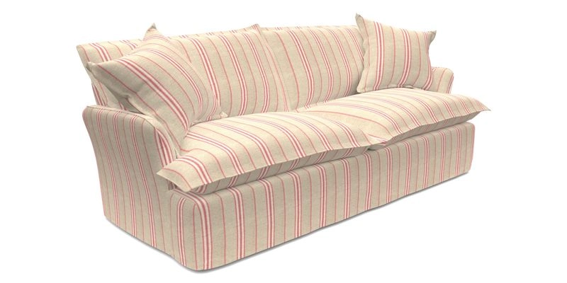 St Ives 3 seater sofa in Two Tone Plain Biscuit