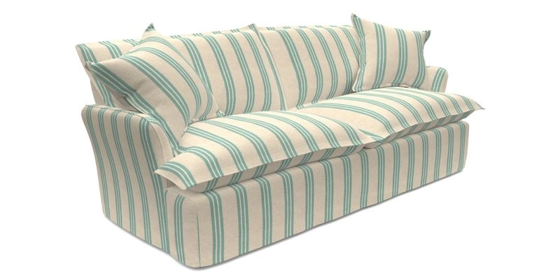 St Ives 3 seater sofa in Two Tone Plain Biscuit