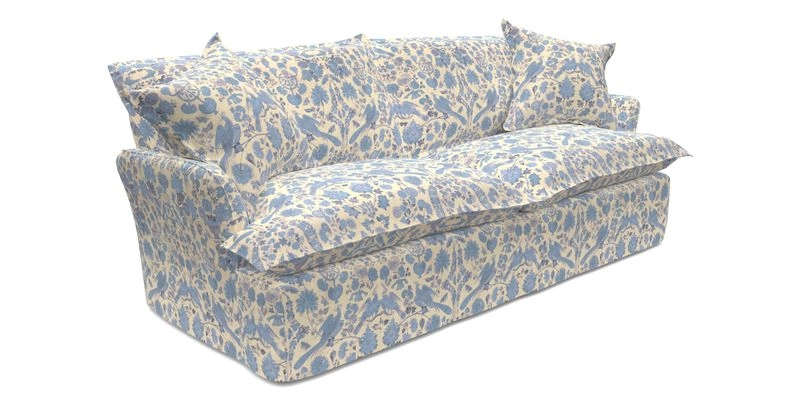 St Ives 3 seater sofa in Two Tone Plain Biscuit