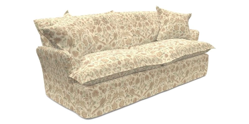 St Ives 3 seater sofa in Two Tone Plain Biscuit
