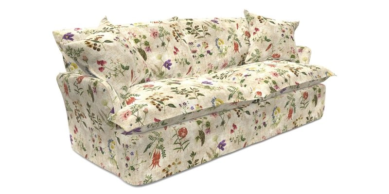 St Ives 3 seater sofa in Two Tone Plain Biscuit