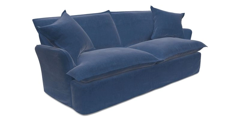 St Ives 3 seater sofa in Two Tone Plain Biscuit