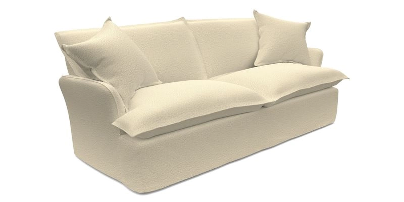 St Ives 3 seater sofa in Two Tone Plain Biscuit