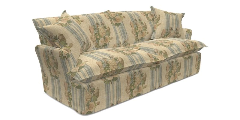 St Ives 3 seater sofa in Two Tone Plain Biscuit