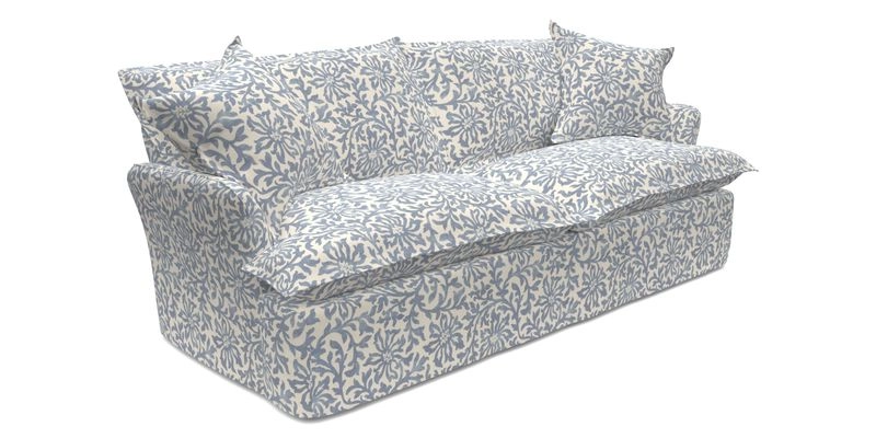 St Ives 3 seater sofa in Two Tone Plain Biscuit