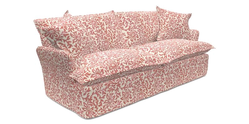 St Ives 3 seater sofa in Two Tone Plain Biscuit