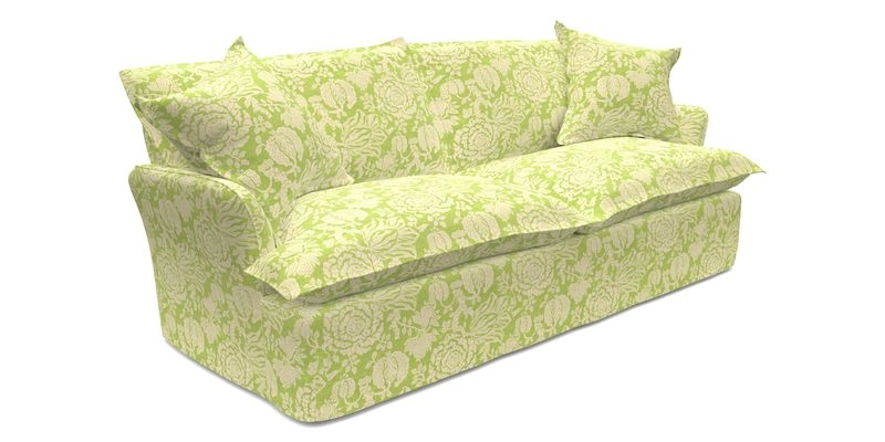 St Ives 3 seater sofa in Two Tone Plain Biscuit